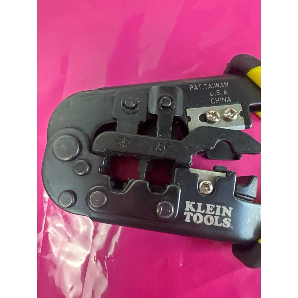 Klein Tools VDV226-011 Ratcheting Modular Crimper Stripper Cutter RJ45 RJ11 RJ12 - Picture 2 of 5